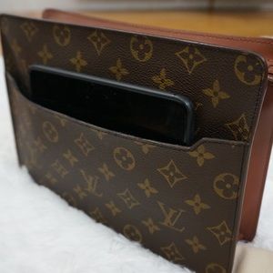 LV Monogram Pochette Homme Clutch
